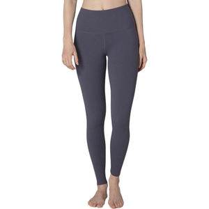 Pantalon de Yoga doux taille haute pour femmes Leggings de Fitness décontractés imprimés personnalisés avec fermeture à la taille élastique Legging à motif solide - Product Image 2