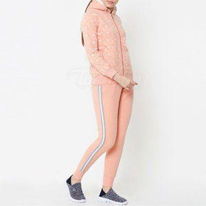 Chándales estilo Hip Hop de alta calidad para mujer, chándal informal liso estampado de talla grande con logotipo, ropa de invierno de alta calidad al por mayor - Product Image 2