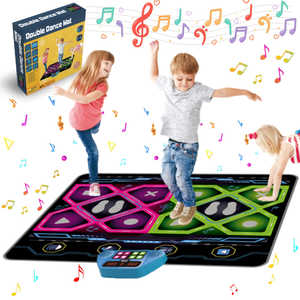 Tapis de danse double pour jeunes, tapis de jeu rythmique, mélangeur de rythmes, jouet de danse, cadeau pour garçons et filles, tapis de danse - Product Image 4