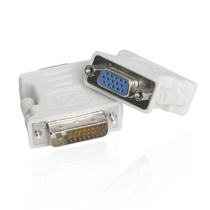 Nuovo Adattatore VGA DVI-D 24+1 Convertitore Video Doppio Materiale PC Connessione Plug-In per Laptop Trasmettitore Ottico - Product Image 1