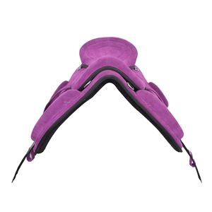 Silla de montar para caballo Premium Treeless Freemax, totalmente de gamuza, multiusos - Product Image 3