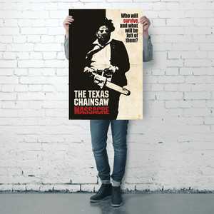 Póster del Asesinato en la Granja de Texas, Arte de Pared Atractivo que Pone la Pregunta de Quién Sobrevivirá - Product Image 2