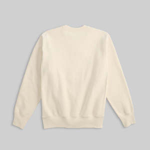 Suéter de punto vintage con cuello redondo y cremallera, diseño gráfico personalizado, ecológico y orgánico, diseño sólido - Product Image 2