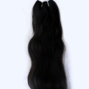 Extensions de cheveux humains Double Machine Soft Raw French Curl Style Hand Tied Seamless Indian Remy Beauty Weft Jerry Flat Weft - Product Image 1