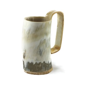 Customise logo Drinking horn <strong>beer</strong> mug/tankard and glass real horn buffalo ox latest design <strong>in</strong> india mug <strong>bulk</strong> manufacturer - Product Image 1