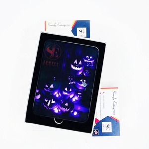 Nouvelles tuiles à cils d'Halloween avec aimant, vente en gros, logo personnalisé, support à cils en acrylique, palette pour extensions de cils, durable - Product Image 3