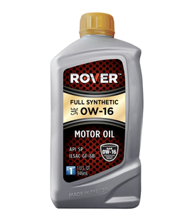 Huile moteur ROVER entièrement synthétique anti-usure SAE 0W-16, lot de 6, 1 litre - Product Image 1