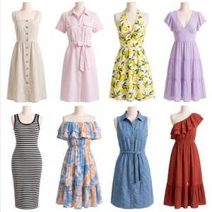 Vestido Maxi de Chifón con Estampado de Pintura al Óleo Retro de Verano, Ropa de Mujer para Vacaciones, En Stock, Estilos Variados, Envío Directo - Product Image 1