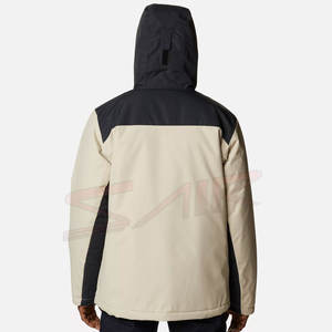 Veste de pluie en polyester léger de style High Street pour hommes, fermeture à glissière complète avec design en vrac - Product Image 2