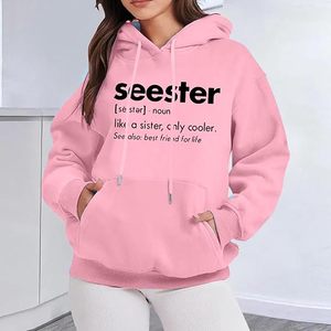 Vente en gros de sweats à capuche tendance pour femmes, style vintage, surdimensionnés, imprimés en relief, design personnalisé pour adolescentes - Product Image 2
