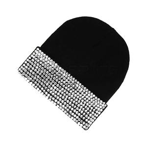 Concevez votre propre style Beanie Hats Meilleure qualité Rhinestone Beanie Hats à vendre Custom Made Beanie Hats - Product Image 4