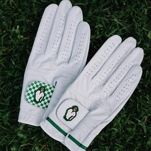 Gants de golf de couleur personnalisée vente en gros à bas prix gants de sport grande taille en cuir respirant léger Super Grip pour droitier - Product Image 6