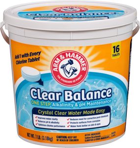 ARM & HAMMER Clear Balance Comprimés d'entretien de l'alcalinité et du pH pour piscine, Équilibrant d'eau, 16 unités - Product Image 4