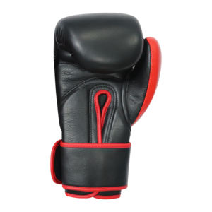 Gants de boxe en cuir de haute qualité, respirants, durables, professionnels, fabriqués en usine, évacuant l'humidité, ajustables pour une fermeture complète - Product Image 3