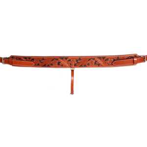 La mejor calidad de cuero marrón Western Horse Saddle Cinch Billets Circunferencia Flanco trasero con logotipo personalizado Cuero de calidad para propietarios de caballos - Product Image 5