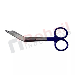 Nuevas tijeras de vendaje médico de primeros auxilios, tijeras de primeros auxilios médicas pesadas romas y afiladas curvas al por mayor - Product Image 3