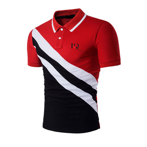 T-shirts pour hommes en coton 100% tricoté uni, col classique, logo personnalisé, haute qualité, légers, séchage rapide, manches courtes - Product Image 1