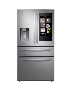 NEW 28 Cu ft 4 Foor French Door <b>Refrigerator</b> With Touch Screen Stainless Steel - Product Image 3