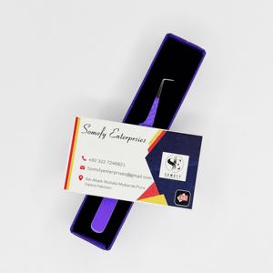 Pinzas de Volumen para Pestañas Somofy Enterprises de Acero Inoxidable de 90 Grados, con Punta Delgada Serrada para Aislamiento, las Más Valoradas - Product Image 3