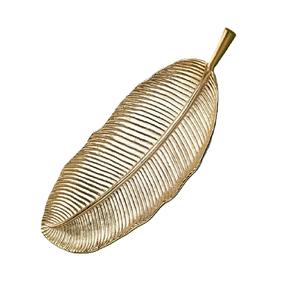 ชามเสิร์ฟใบแฟนซีชามอลูมิเนียมสีเงินสำหรับใช้ในบ้านและตกแต่งบ้านและเสิร์ฟอาหาร - Product Image 3