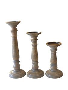 Home Decor Luxury Wooden Candle Stand New Design Candle Stand Set for Fancy Wedding Dinnerware <b>Table</b> Decor Candle Mold - Product Image 2