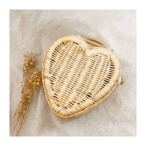 Mini bolsos pequeños de ratán para niños, cesta para bebé, bolso, juguetes, logotipo personalizable, OEM, acepta venta al por mayor - Product Image 1