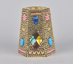 เตาเผาบัคฮูร์อินเดียระดับพรีเมียม พร้อมฐานเรซิ่นลายหินอ่อน ไม้กระถิน และทองเหลือง สำหรับตกแต่งบ้านและเป็นของขวัญ - Product Image 5