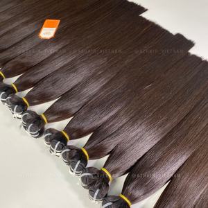 100% faisceaux de cheveux humains extensions de cheveux vierges de haute qualité couleur noire naturelle longue longueur vendeur en gros - Product Image 2