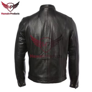 เอดินเบิร์กแจ็คเก็ตหนังพรีเมี่ยมของผู้ชายเสื้อนอกมีฮู้ดทันสมัยพร้อมโลโก้ตามสั่งคุณสมบัติน้ำหนักเบาเพื่อลุคที่ไร้กาลเวลา - Product Image 4