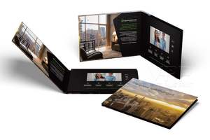 โบรชัวร์การแสดงบัตรของขวัญวิดีโอการตลาดธุรกิจการ์ดวิดีโอส่งเสริมการขายทางธุรกิจ - Product Image 2