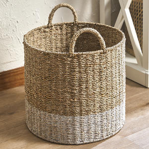 Cesta de hierba de mar de alta venta, cesta de hierba de mar de calidad superior, artesanía elegante para el hogar, cocina, almacenamiento, uso bajo moq - Product Image 4