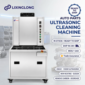 Nettoyeur à ultrasons électrique industriel 28kHz 1500W en acier inoxydable <span class=keywords><strong>pour</strong></span> le dégraissage et le nettoyage des pièces automobiles et des moteurs, idéal <span class=keywords><strong>pour</strong></span> les carburateurs - Product Image 1