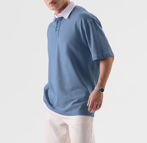 Polo pour hommes de qualité supérieure à prix de gros, nouveau design personnalisé 2025, polo en coton à manches courtes pour hommes - Product Image 5