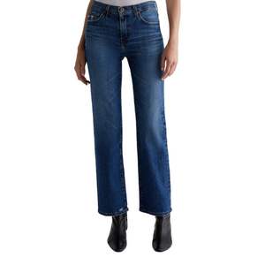 Nueva llegada de alta cintura Skinny Denim Jeans apilados para mujer estilo Europeo Americano con decoración de logotipo para el verano - Product Image 1