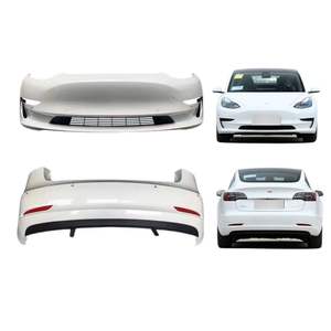 Venta al por mayor aplicable 2019-2022 TeslaModel3 yCar parachoques delantero y trasero adecuado para TeslayType andModel3 - Product Image 1