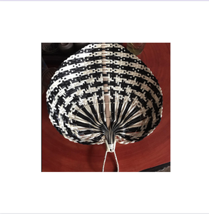 Éventail à main Green Living fabriqué à partir de feuilles et de fibres de bambou au Vietnam - Product Image 3