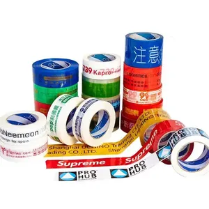 투명 플라스틱 상자 배송 Boppp 테이프 사용자 정의 로고 인쇄 테이프 포장 테이프 판지 밀봉 용