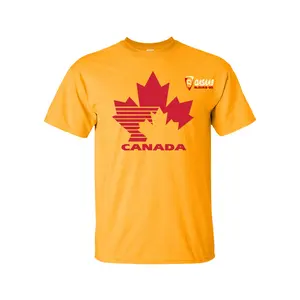 ร้อนขายบวกขนาดเสื้อยืดผู้ชายแคนาดา-ธงเสื้อยืด