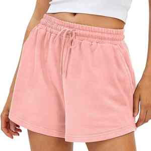 <b>Women</b> Customizable Cotton Fleece <b>Board</b> <b>Shorts</b> Lightweight Soft Breathable Quick Dry Elastic Waist Summer Casual Comfortable - Product Image 2