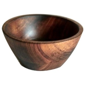 Venta al por mayor de madera hecha a mano, vajilla sólida, cuenco para servir aperitivos de desayuno, cuencos de sopa japoneses para el hogar, cocina y restaurante - Product Image 6