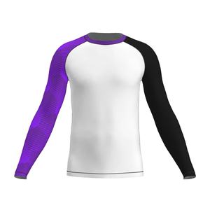Chemises de compression Rash Guard personnalisées pour hommes, à séchage rapide, manches longues, vêtements de sport pour adultes, MMA - Product Image 1