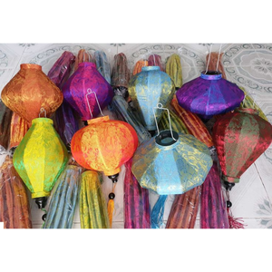 Lanterne textile artisanale Lanterne tissée traditionnelle Lanterne suspendue extérieure de 99GD - Caryln 0084935825297 - Product Image 3