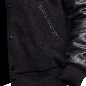 Regular Fit <b>Long</b> Sleeve <b>Men</b> Bomber <b>Jacket</b> for Sale High Street Custom Embroidered Logo CollegeBaseballjacket for <b>men</b> - Product Image 3
