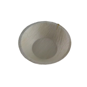 Cuencos de hoja de palma redondos y profundos desechables ideales para picnics, festivales y catering sostenible - Product Image 4