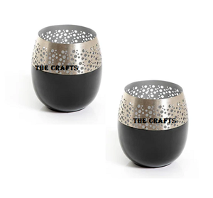 Round Shape Brass <b>Candle</b> Holder <b>Set</b> Of Two Different Size <b>Candle</b> Holder For Wedding Home And Event Usage - Product Image 6