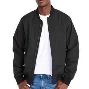 Nuevo cortavientos personalizado de nailon con cremallera para hombre, chaquetas bomber impermeables a prueba de viento de gran tamaño - Product Image 3
