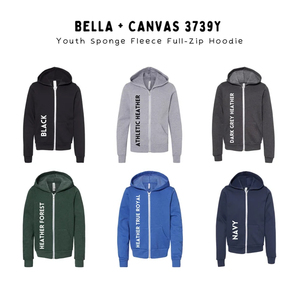 Bella Canvas sudaderas Bella Canvas 3719 Sudadera con capucha Bella + Canvas zipper sudadera personalizada Sudaderas con capucha - Product Image 3