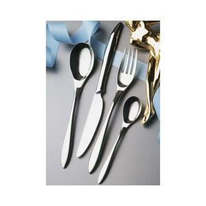 Mango artesanal creativo largo Metal Royal Diseño único Cubiertos elegantes Simplicidad Cuchara Cuchillo Tenedor Juego de cubiertos - Product Image 2