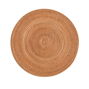 PLACAS DE CARGADOR DE RATÁN TEJIDAS Ecológicas Hechas a Mano por Artesanos Vietnamitas para una Cena Elegante - Product Image 1