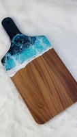 Meilleure planche à fromage en bois et résine, fabriquée à la main en Inde, décorative pour la table, ustensile de cuisine, personnalisable avec logo, fabriquée à la main par un fabricant indien